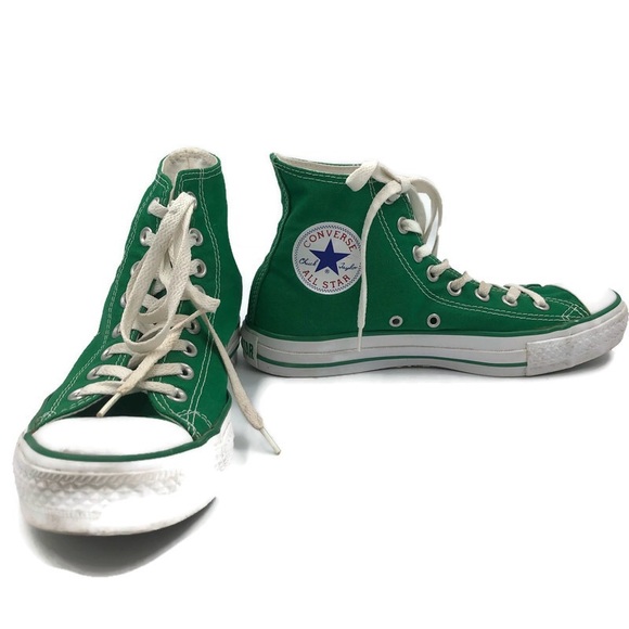 green high top chuck taylors